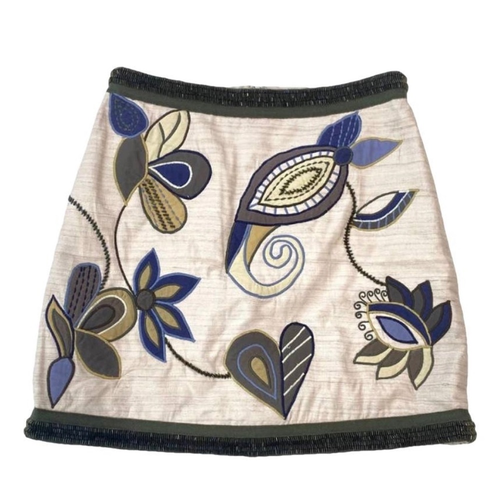 Veronica Beard.  Inga embellished silk mini skirt new with tags Size 4